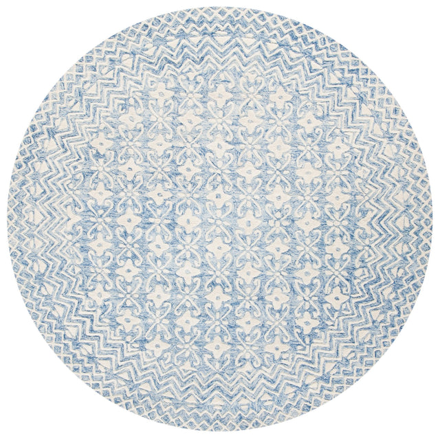 Safavieh Blossom Blm114M Blue/Ivory Rug - Safavieh - blm114m - 6r