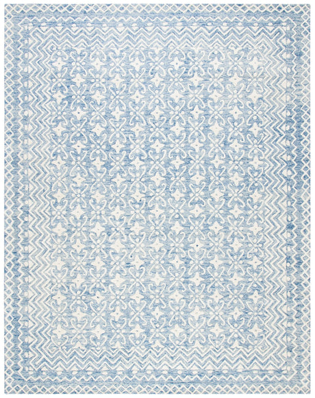 Safavieh Blossom Blm114M Blue/Ivory Rug - Safavieh - blm114m - 6r
