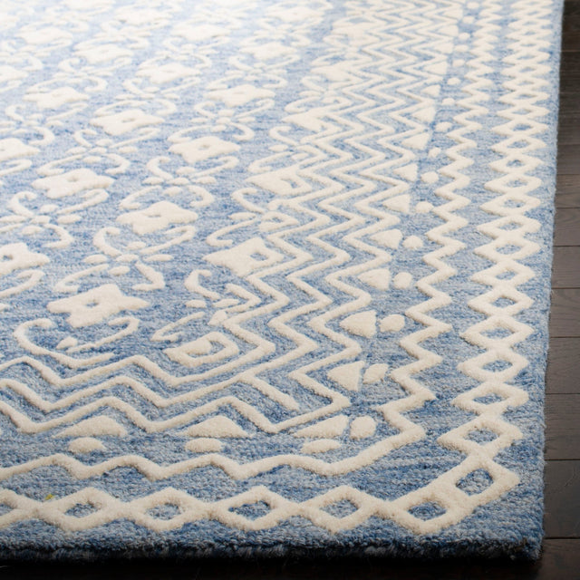 Safavieh Blossom Blm114M Blue/Ivory Rug - Safavieh - blm114m - 6r