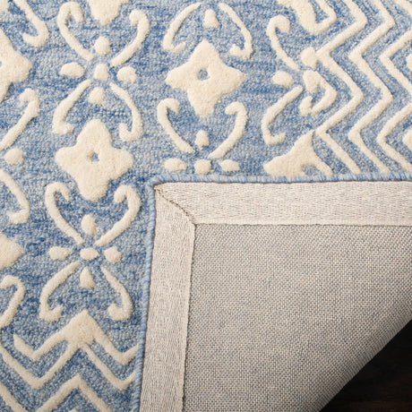 Safavieh Blossom Blm114M Blue/Ivory Rug - Safavieh - blm114m - 6r