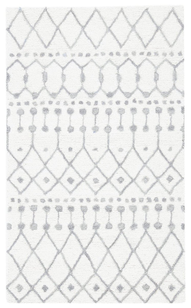 Safavieh Blossom Blm115A Ivory/Grey Rugs.
