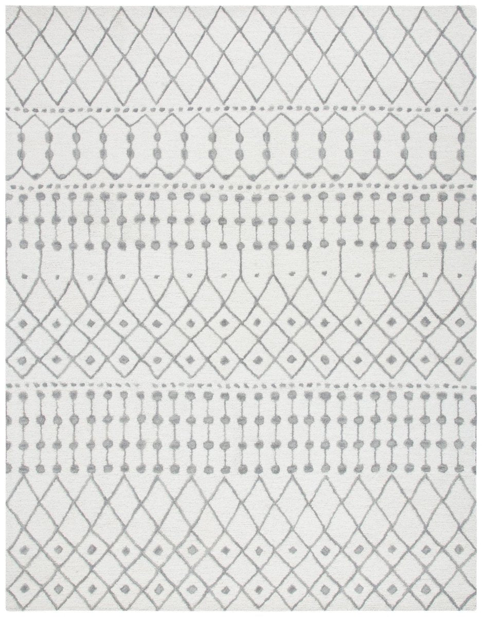 Safavieh Blossom Blm115A Ivory/Grey Rugs.