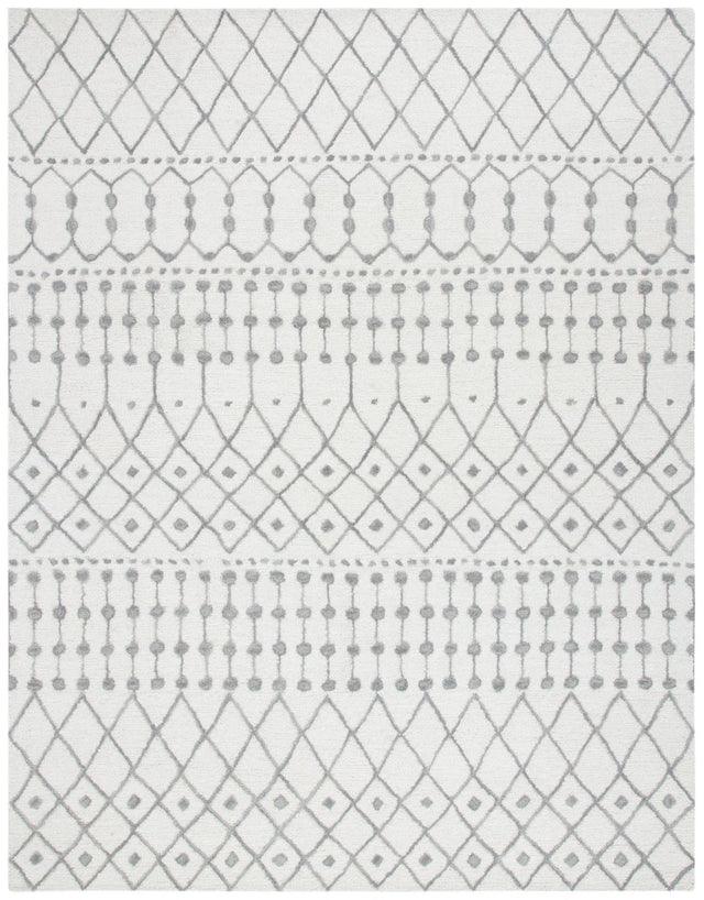 Safavieh Blossom Blm115A Ivory/Grey Rugs.