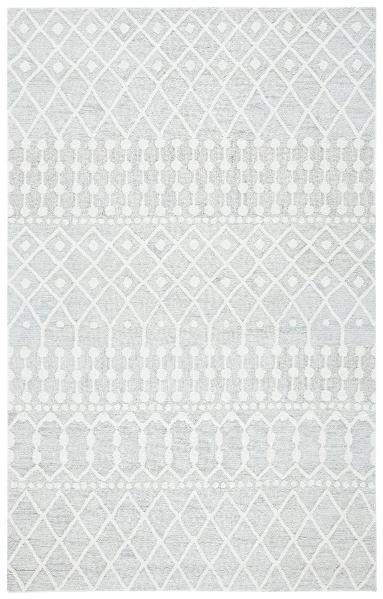 Safavieh Blossom Blm115G Silver/Ivory Rugs.