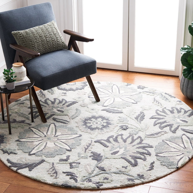 Safavieh Blossom Blm175A Ivory/Blue Rug.