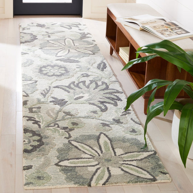 Safavieh Blossom Blm175A Ivory/Blue Rug.