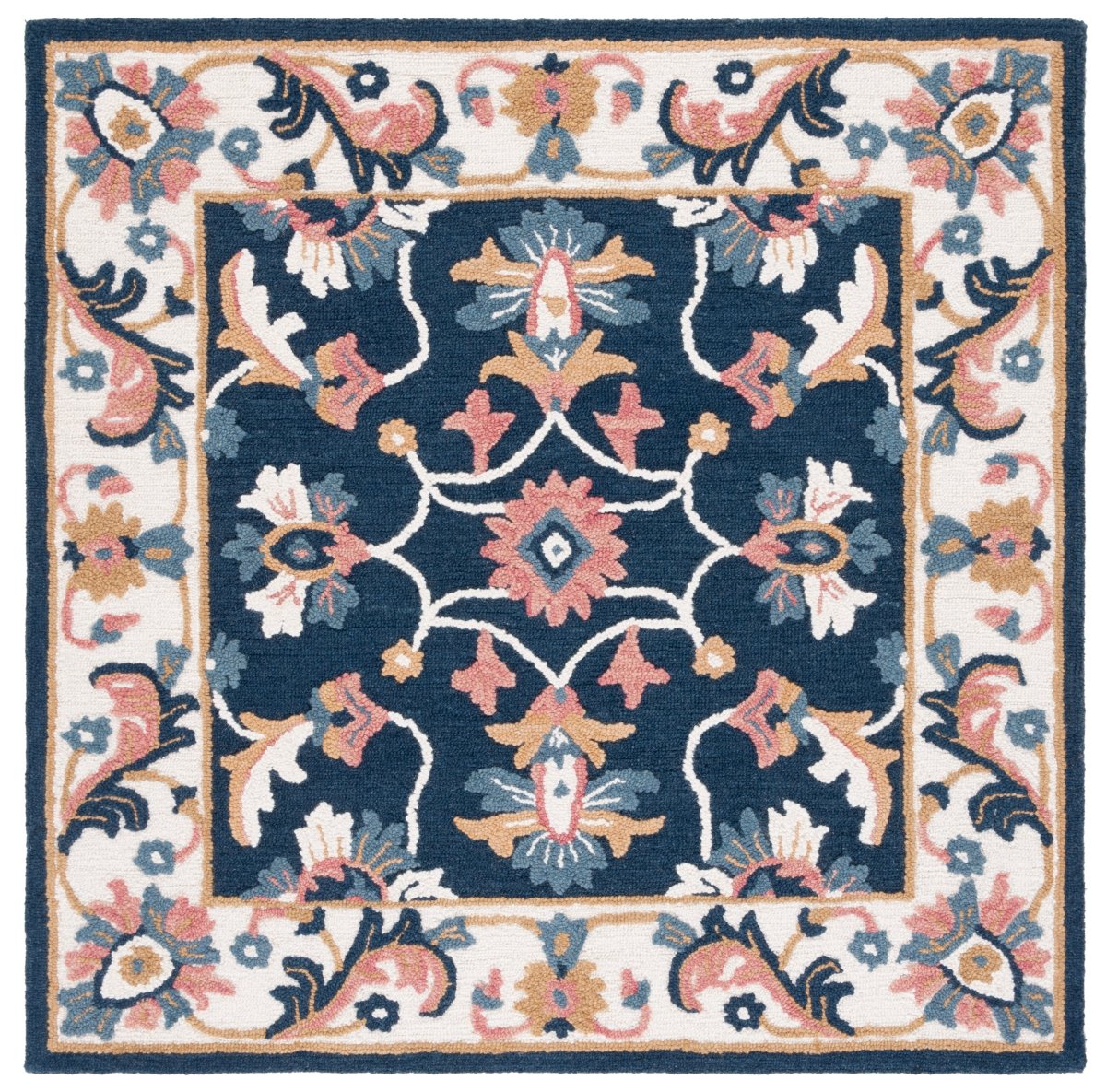 Safavieh Blossom Blm176M Blue/Ivory Rug.