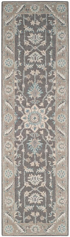 Safavieh Blossom Blm217A Dark Grey/Light Brown Rug.