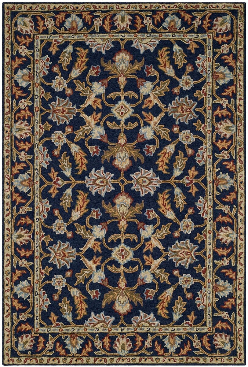 Safavieh Blossom Blm219A Navy Rug.