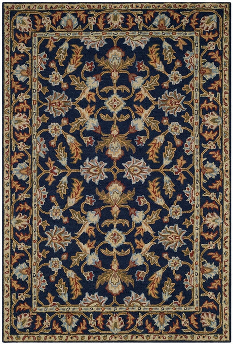 Safavieh Blossom Blm219A Navy Rug.