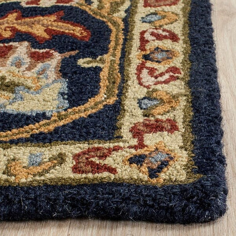 Safavieh Blossom Blm219A Navy Rug.