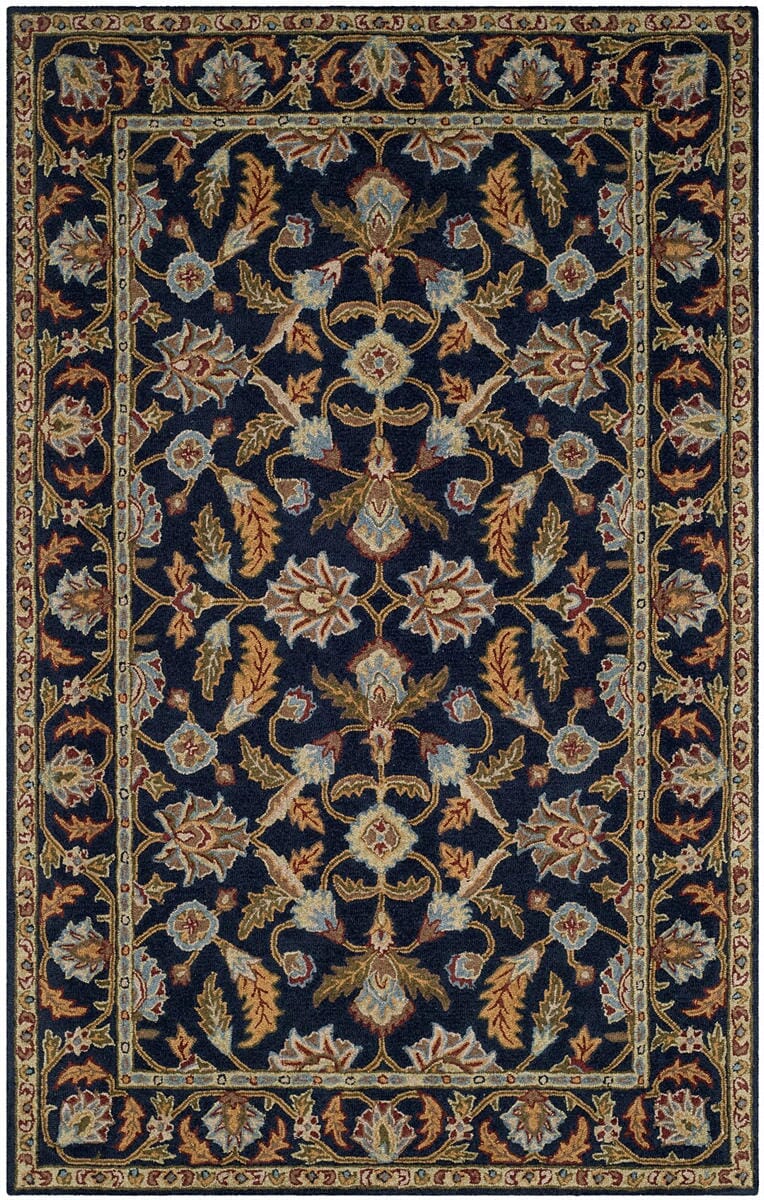 Safavieh Blossom Blm219A Navy Rug.