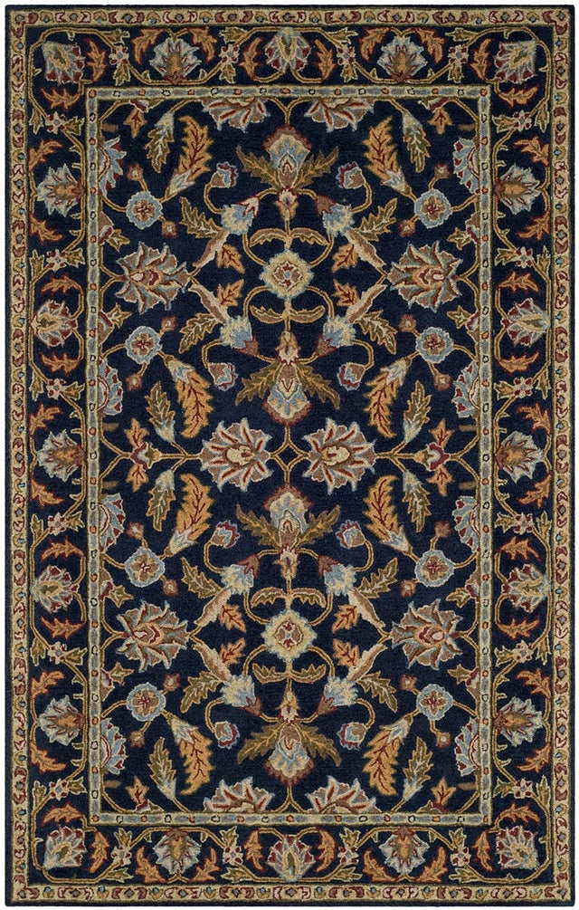 Safavieh Blossom Blm219A Navy Rug.