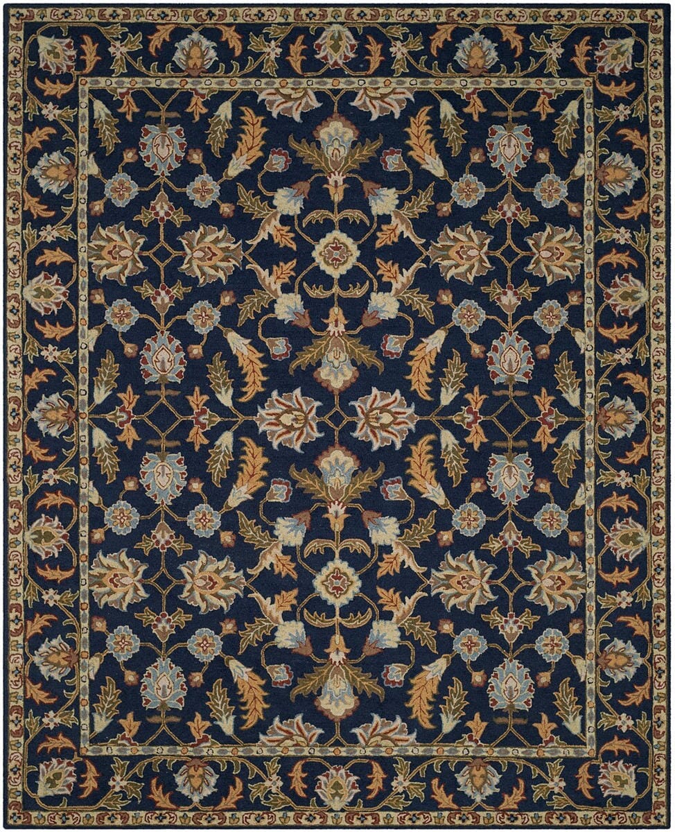 Safavieh Blossom Blm219A Navy Rug.