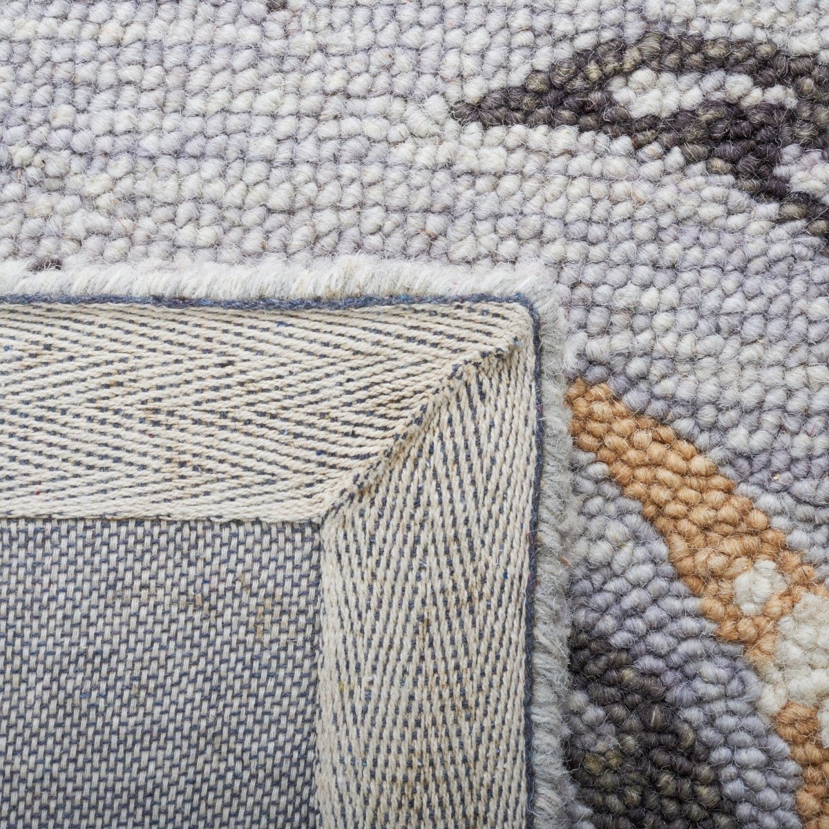 Safavieh Blossom Blm275F Grey/Yellow Rug.