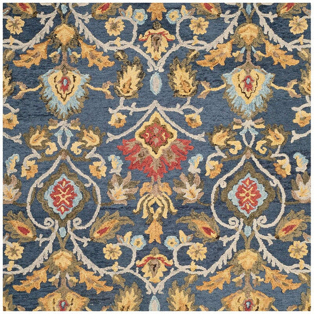 Safavieh Blossom Blm402A Navy/Multi Rug.