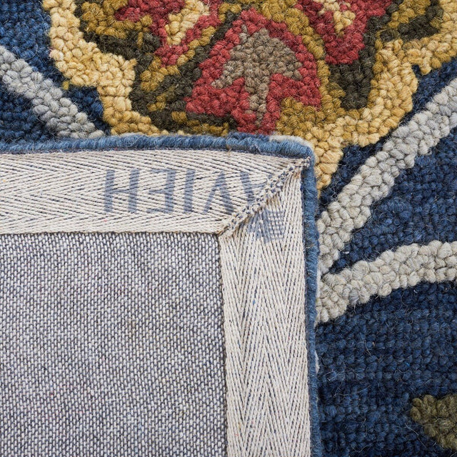 Safavieh Blossom Blm402A Navy/Multi Rug - blm402a-3sq