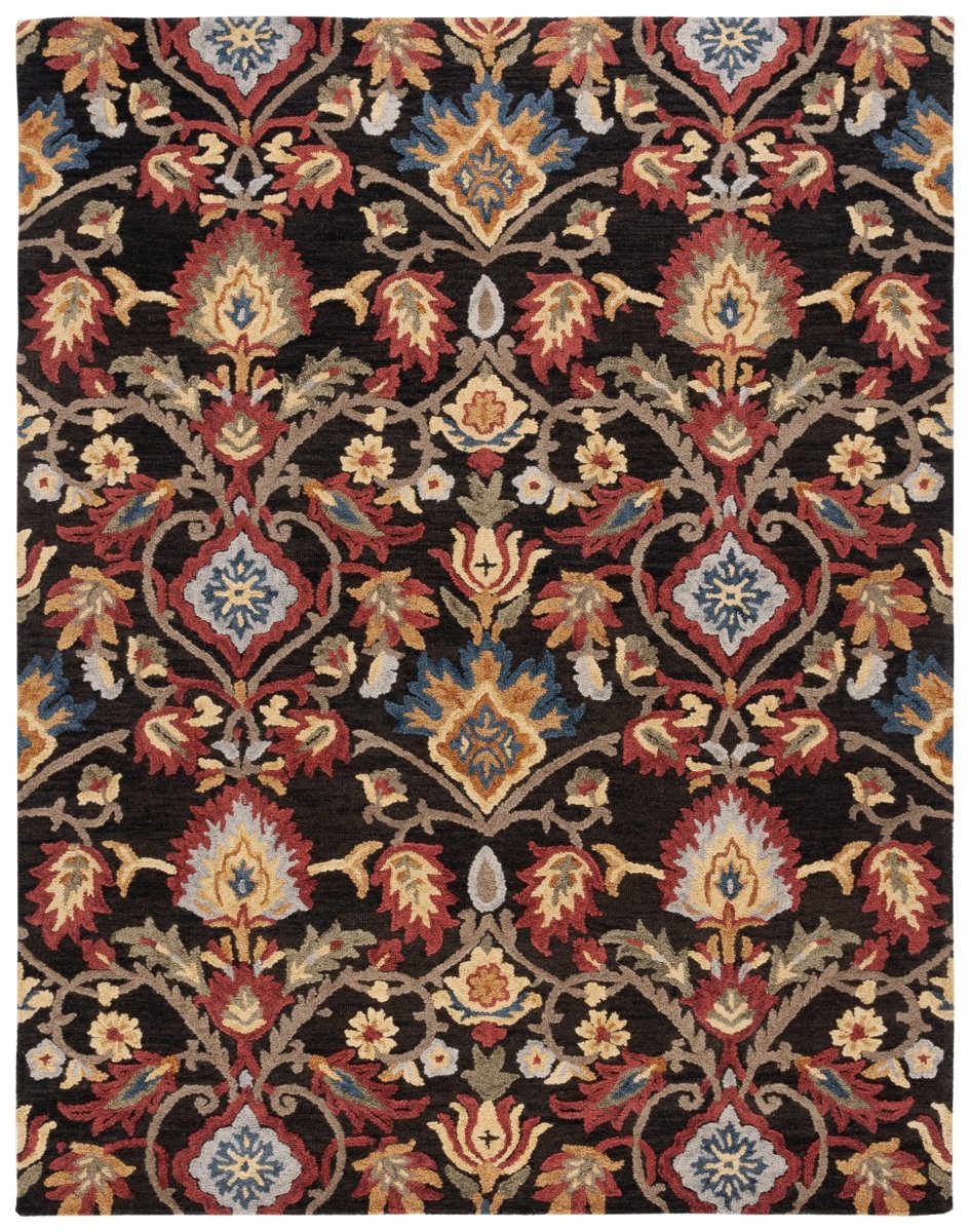 Safavieh Blossom Blm402H Charcoal/Multi Rug.