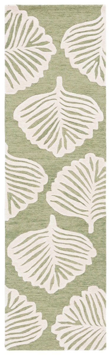 Safavieh Blossom Blm408Y Ivory/Green Rug.