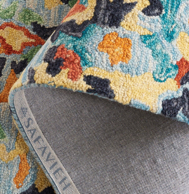Safavieh Blossom Blm452A Blue/Multi Rug - blm452a-4r