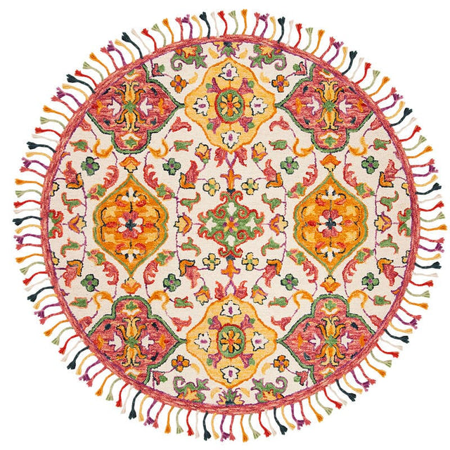 Safavieh Blossom Blm456A Ivory / Multi Rugs.