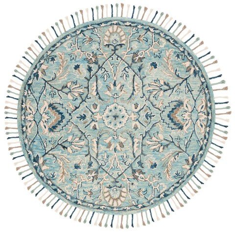 Safavieh Blossom Blm457M Blue/Ivory Rug.