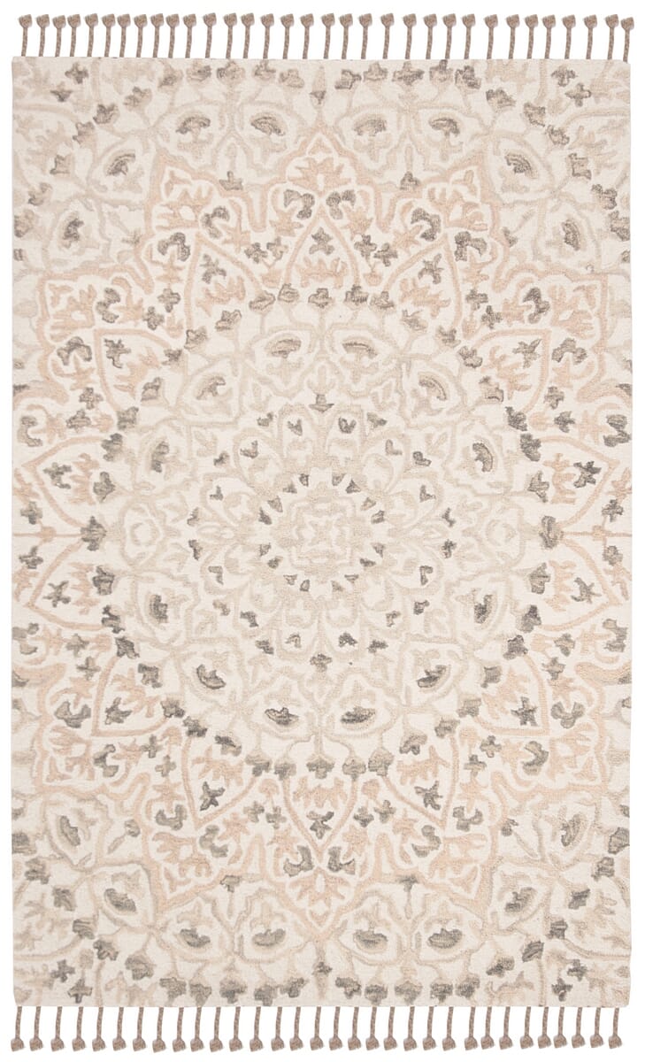 Safavieh Blossom Blm459A Ivory/Taupe Rug.