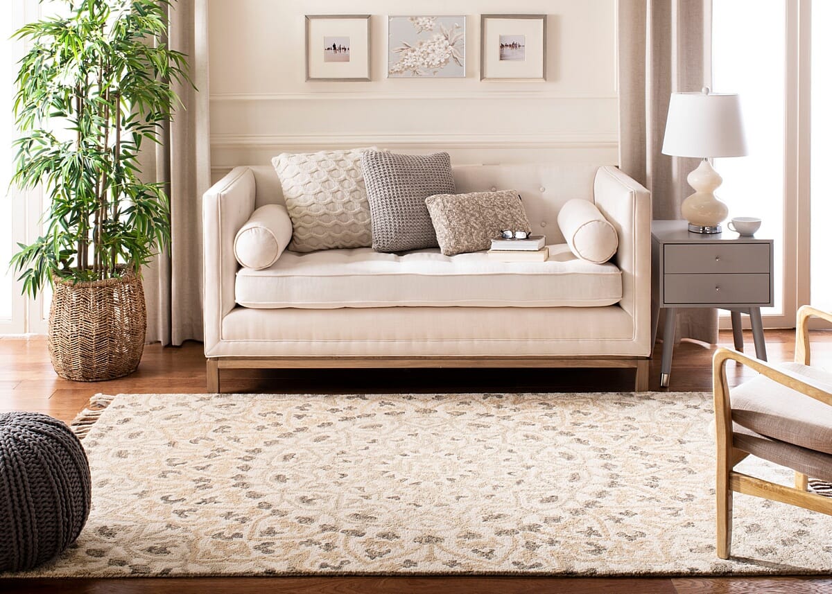 Safavieh Blossom Blm459A Ivory/Taupe Rug.