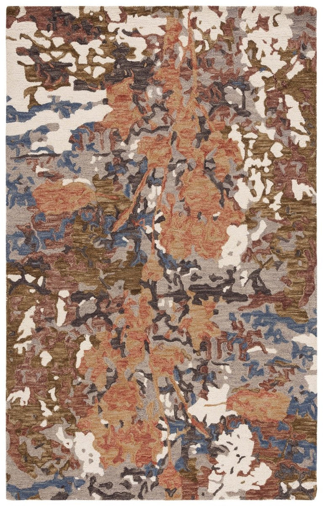 Safavieh Blossom Blm460P Rust/Ivory Rug.