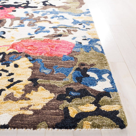 Safavieh Blossom Blm460Y Green/Ivory Rug.