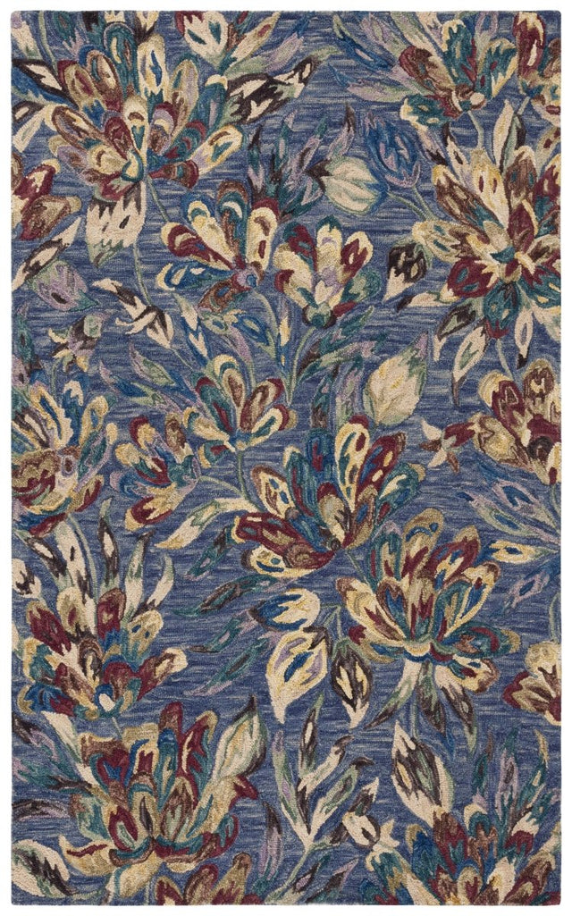 Safavieh Blossom Blm462U Blue/Violet Rug.