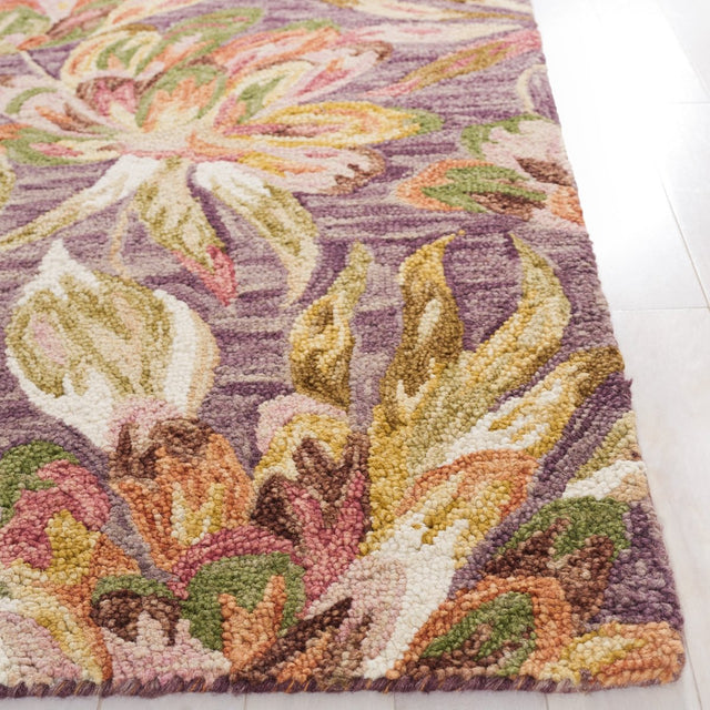 Safavieh Blossom Blm462V Purple/Sage Rug.