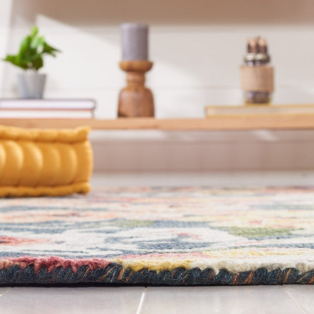 Safavieh Blossom Blm463M Blue/Purple Rug.