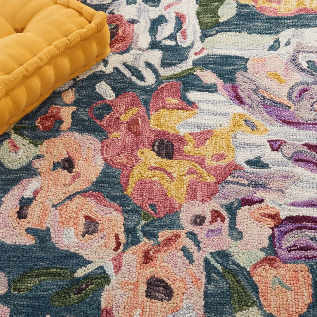 Safavieh Blossom Blm463M Blue/Purple Rug.