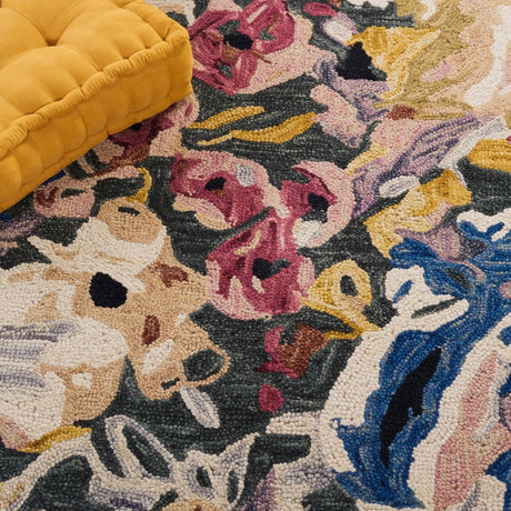 Safavieh Blossom Blm463Y Green/Ivory Rug.