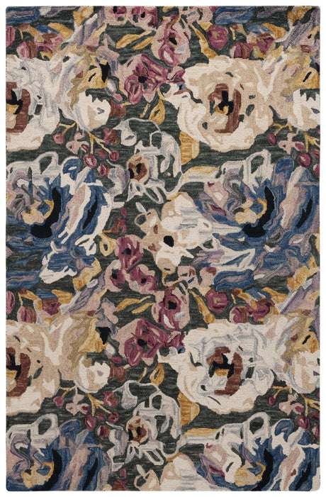 Safavieh Blossom Blm463Y Green/Ivory Rug.
