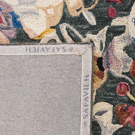 Safavieh Blossom Blm463Y Green/Ivory Rug.