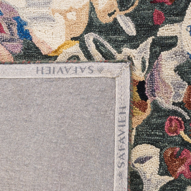 Safavieh Blossom Blm463Y Green/Ivory Rug.