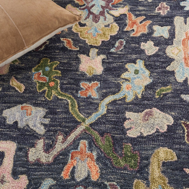 Safavieh Blossom Blm465H Dark Grey/Sage Rug.