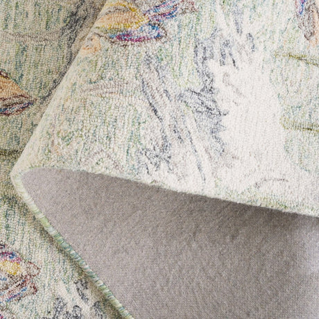 Safavieh Blossom Blm554Y Green/Ivory Rug.
