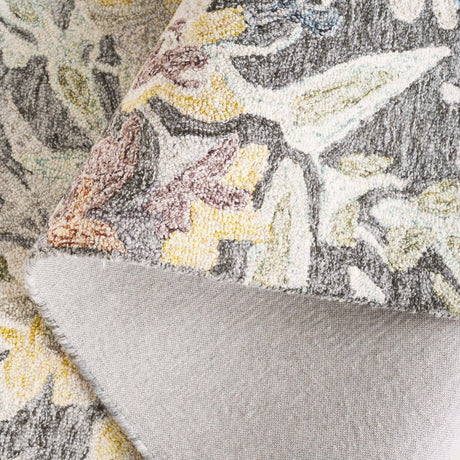 Safavieh Blossom Blm555Y Green/Charcoal Rug.
