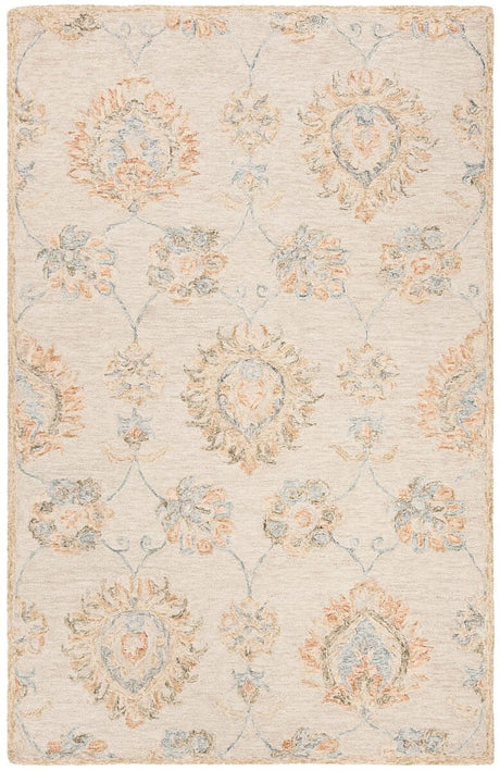 Safavieh Blossom Blm560B Beige / Sage Rugs.