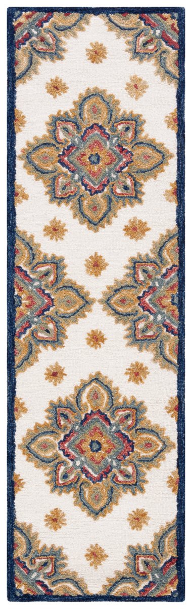 Safavieh Blossom Blm561A Ivory/Green Rug.