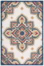 Safavieh Blossom Blm561A Ivory/Green Rug.