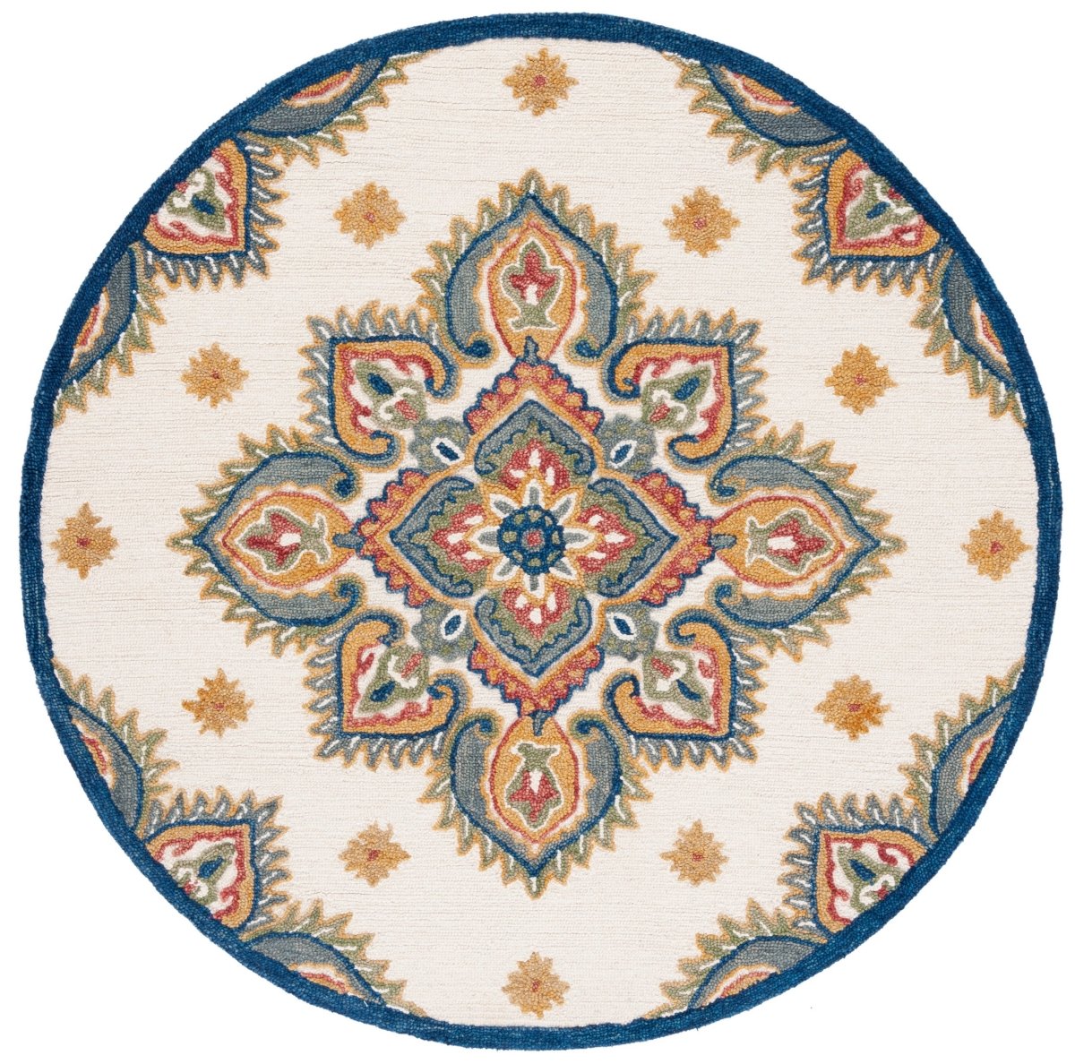 Safavieh Blossom Blm561A Ivory/Green Rug.