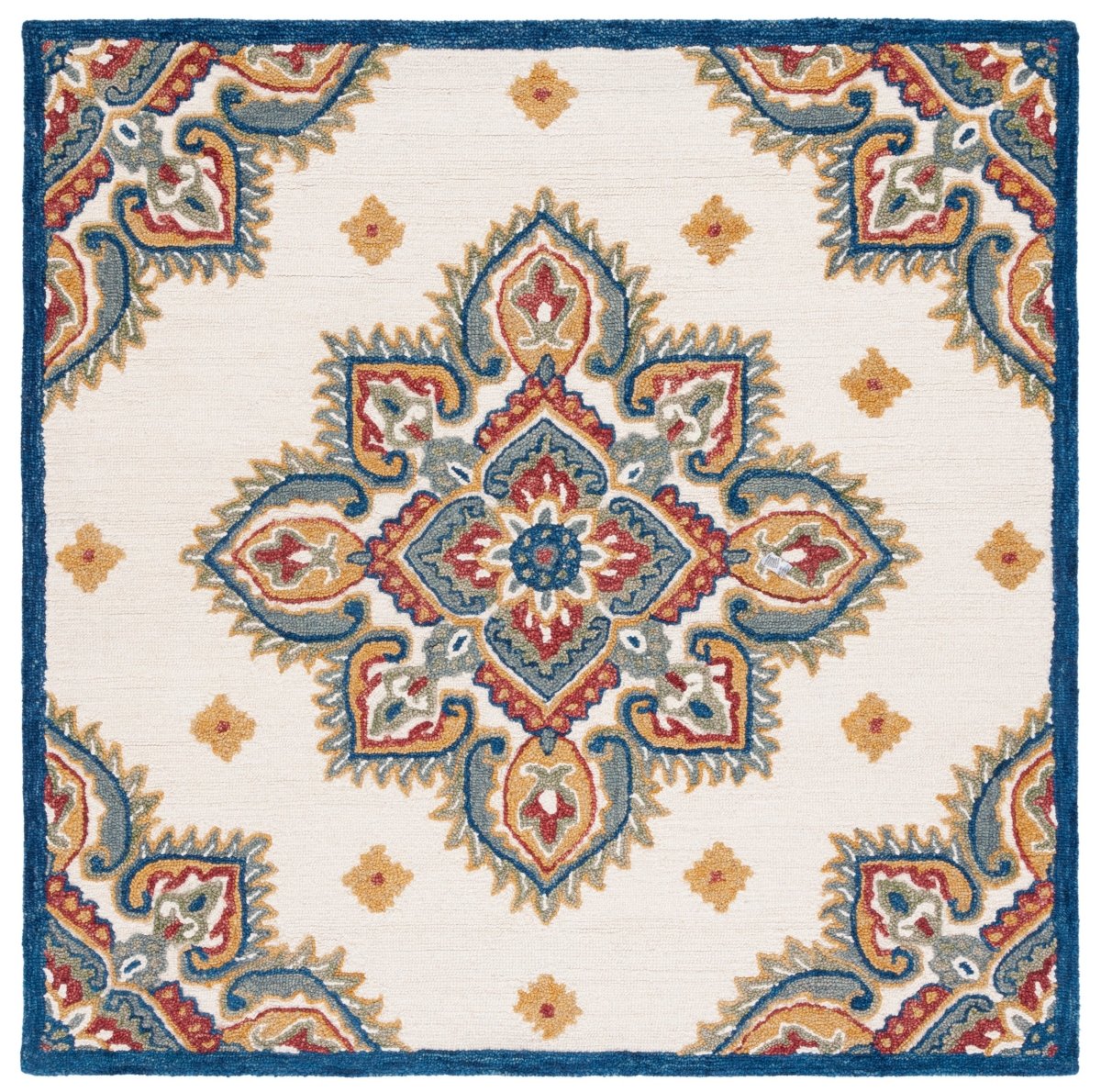 Safavieh Blossom Blm561A Ivory/Green Rug.