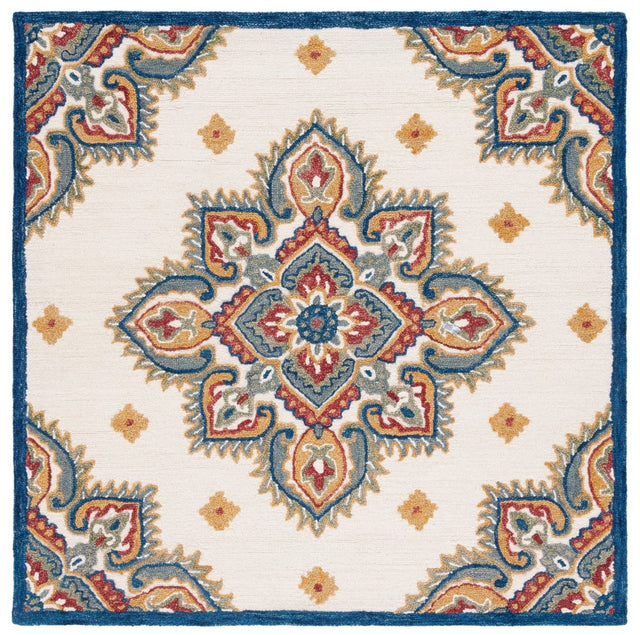 Safavieh Blossom Blm561A Ivory/Green Rug.