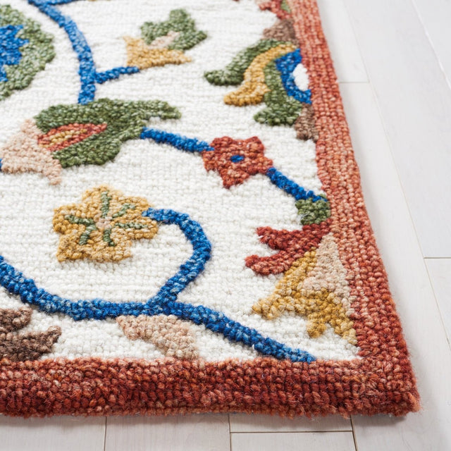 Safavieh Blossom Blm562A Ivory/Green Rug.