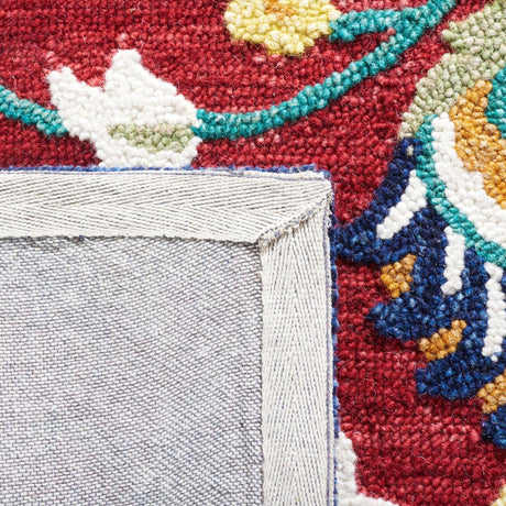 Safavieh Blossom Blm562Q Red/Ivory Rug.