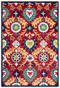 Safavieh Blossom Blm563D Red/Yellow Rug.